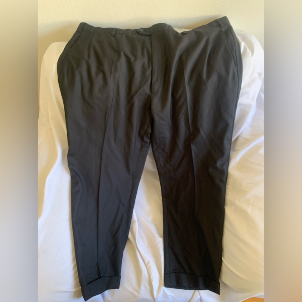 Men’s Brioni Suit Pants 40” x 28” Black Wool
